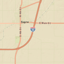 210-214 North 12th Street, Sayre, OK Street Map