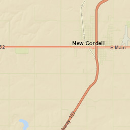 Washita County Street Map