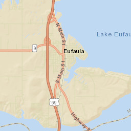 Eufaula Street Map