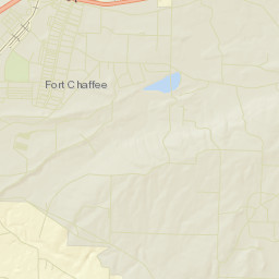 Fort Chaffee Arkansas Street Map