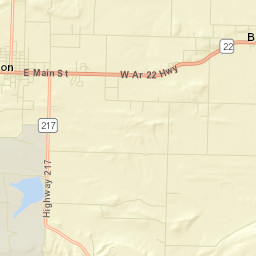 23 North Greenwood Street Charleston AR Street Map