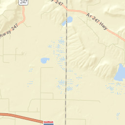 Happy Bend Arkansas Street Map