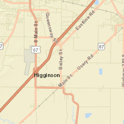 Morning Sun Arkansas Street Map