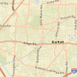 Elmore Park Tennessee Street Map