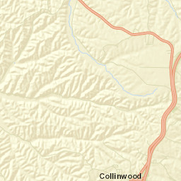 Collinwood Tennessee Street Map