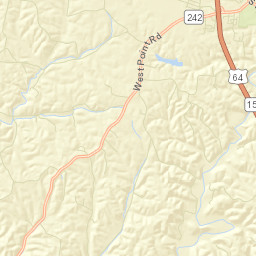 Gaitherville Tennessee Street Map