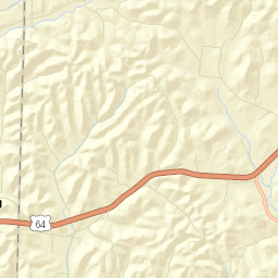 Red Oak Tennessee Street Map
