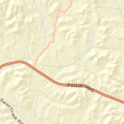 Hughey Tennessee Street Map