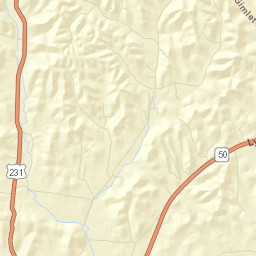 Mimosa Tennessee Street Map