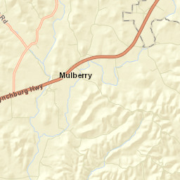 Mulberry Tennessee Street Map