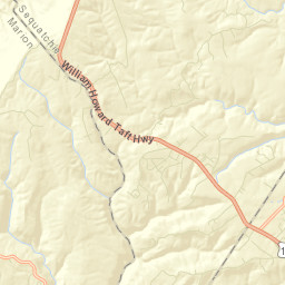 Suck Creek Tennessee Street Map