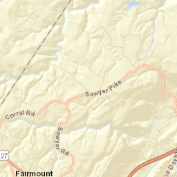 Laurel Creek Tennessee Street Map