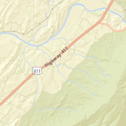 Old Patty Tennessee Street Map