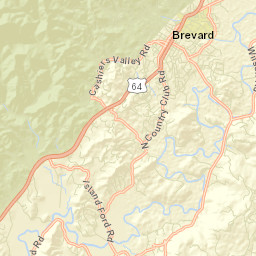 Brevard Street Map