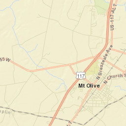 Mount Olive Street Map