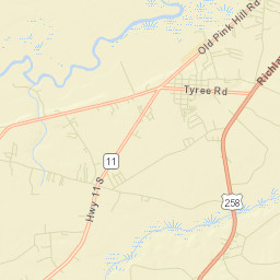 Lenoir County Street Map
