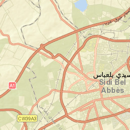 Sidi Bel Abbès Street Map