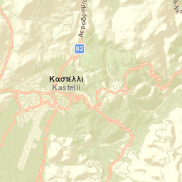 Kastélli Street Map