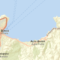Sitia Street Map