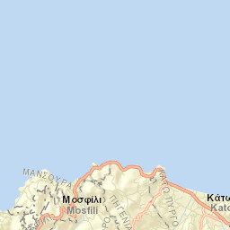 Káto Pýrgos Street Map