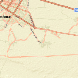 Kashmar Street Map