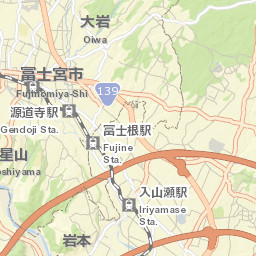 Fujinomiya Street Map