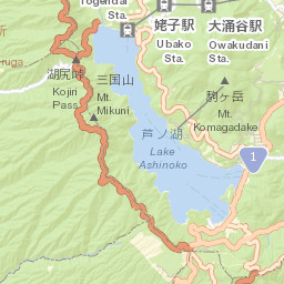 Hakone Street Map