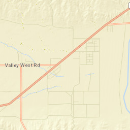 Valley Acres California Street Map