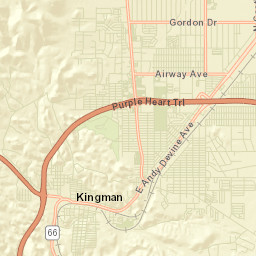 Getz Arizona Street Map