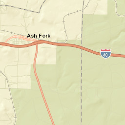 Ash Fork Arizona Street Map