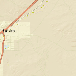 Sanders Arizona Street Map