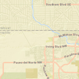 Paradise Hills Street Map