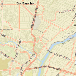 963-999 Pinetree Road Southeast Rio Rancho NM Street Map