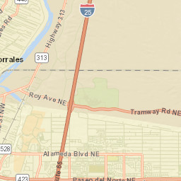7120 Eagle Canyon Road Northeast, Albuquerque Street Map