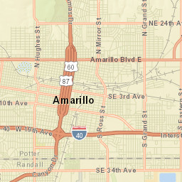 3500 Northeast 22nd Avenue Amarillo TX Street Map