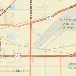6501-7799 Business Interstate 40-D, Amarillo Street Map