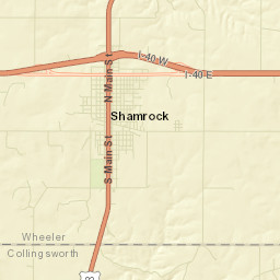 Shamrock Street Map