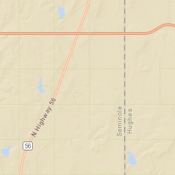 Highway 56, Wewoka, OK 74884, USA Street Map