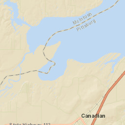 Gaines Creek Road, Canadian, OK 74425 Street Map