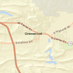 Big Rock Arkansas Street Map