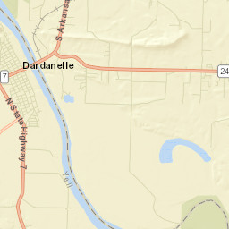 North Dardanelle Arkansas Street Map