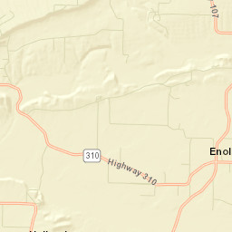 Enola Arkansas Street Map