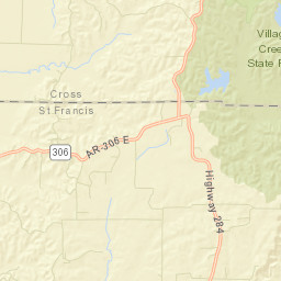 Newcastle Arkansas Street Map
