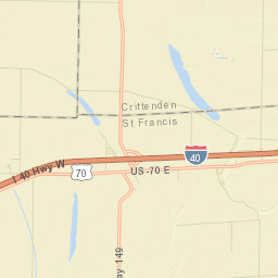 New Shady Grove Arkansas Street Map