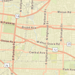 The Village Tennessee Street Map