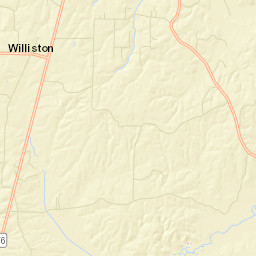 Williston Tennessee Street Map