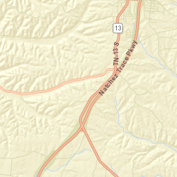 McGlamerys Stand Tennessee Street Map