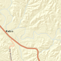 Kelso Tennessee Street Map