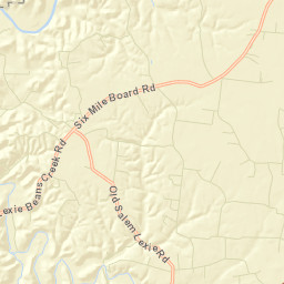 Lexie Crossroads Tennessee Street Map