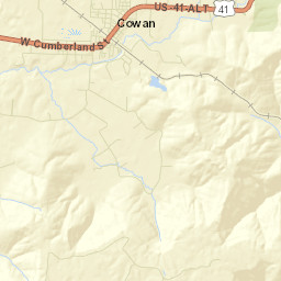 Rockledge Tennessee Street Map